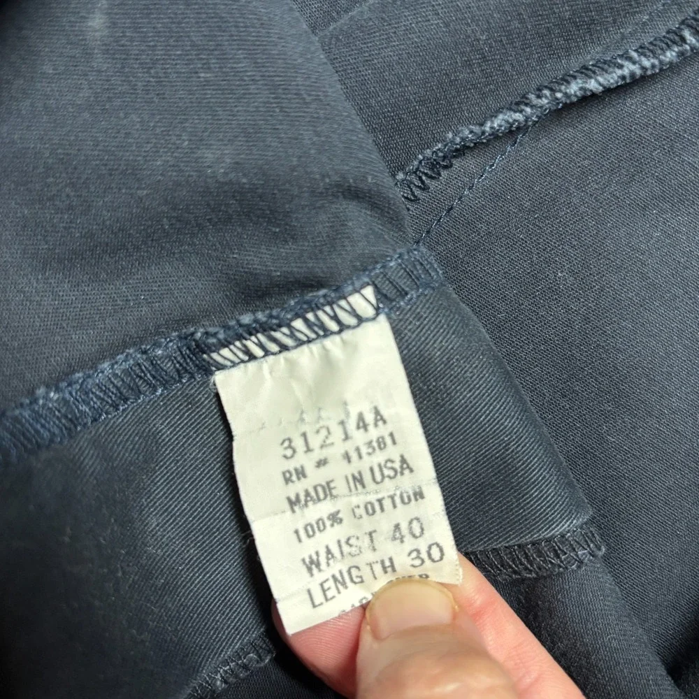 VTG Polo Ralph Lauren Pants Mens 40x30 Fits‎ 38x30 Blue Andrew Pleated Chino USA